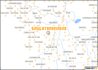 map of Sinulatan Primero