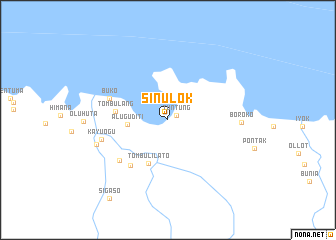 map of Sinulok