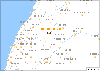 map of Sinundulan