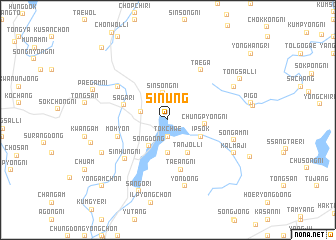 map of Sinung