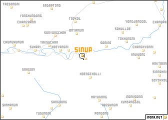 map of Sinŭp