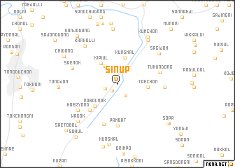 map of Sinŭp