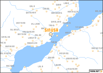 map of Sinusa