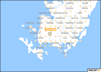 map of Sinuzi