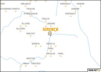 map of Sinvaca