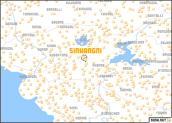 map of Sinwang-ni