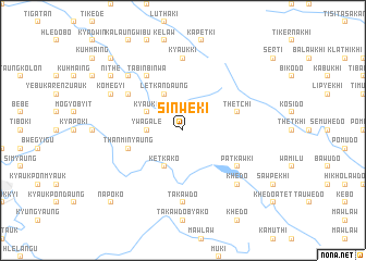 map of Sinwèki