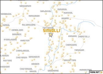 map of Sinwŏl-li