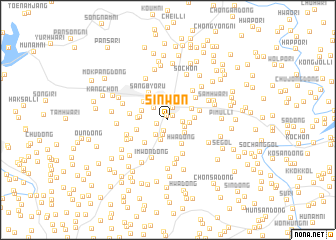 map of Sinwŏn