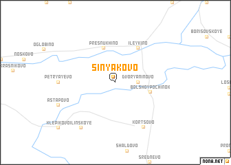map of Sinyakovo