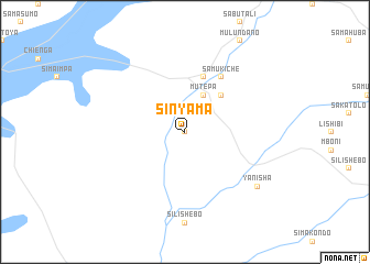 map of Sinyama