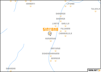 map of Sinyama