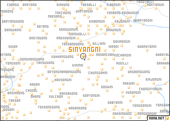 map of Sinyang-ni