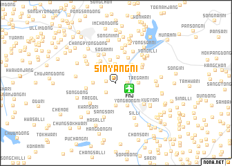 map of Sinyang-ni