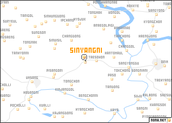 map of Sinyang-ni