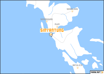 map of Sinyantung