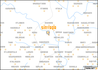 map of Sinyaqa