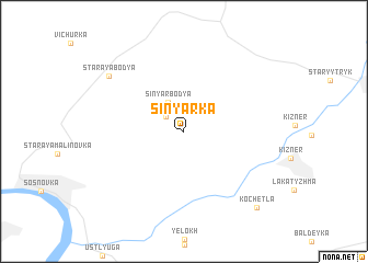 map of Sinyarka