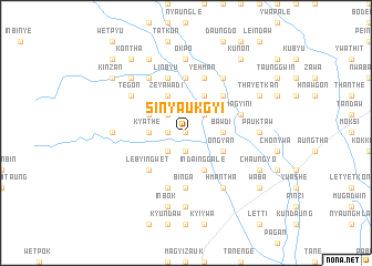 map of Sinyaukgyi