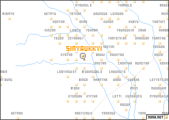 map of Sinyaukkyi