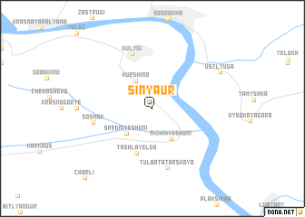 map of Sinyaur