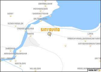 map of Sinyavino