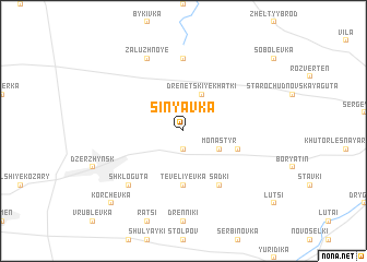 map of Sinyavka