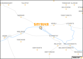 map of Sinyavka