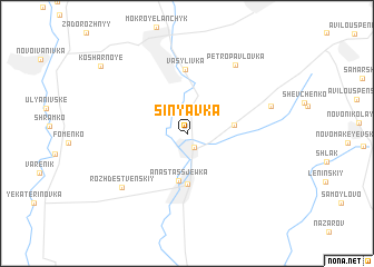 map of Sinyavka