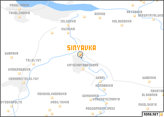 map of Sinyavka