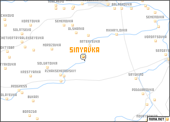 map of Sinyavka