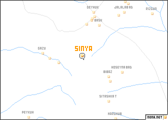 map of Sīnya
