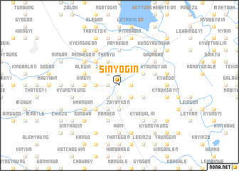 map of Sinyogin