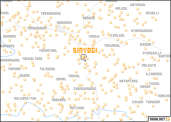 map of Sinyogi