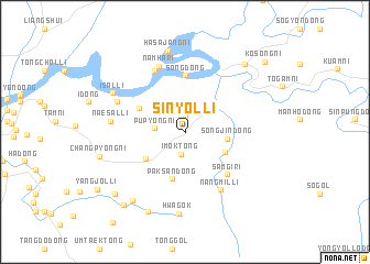 map of Sinyŏl-li