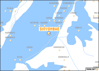 map of Sinyombwe