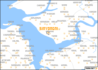 map of Sinyŏng-ni