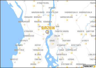 map of Sinzeik