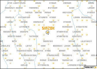 map of Sinzok