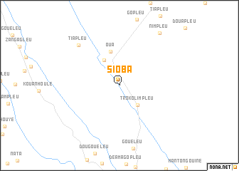 map of Sioba
