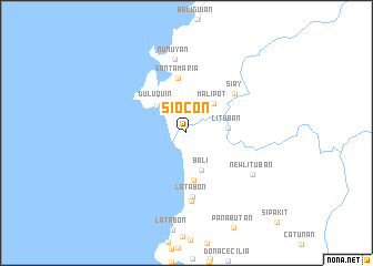 map of Siocon