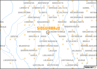 map of Sioguí Abajo