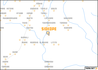 map of Siokopé