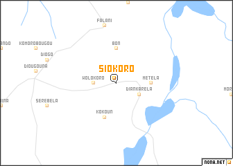 map of Siokoro