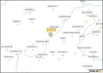 map of Sioni