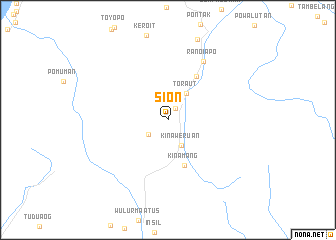map of Sion