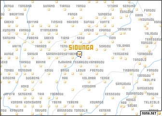 map of Siounga
