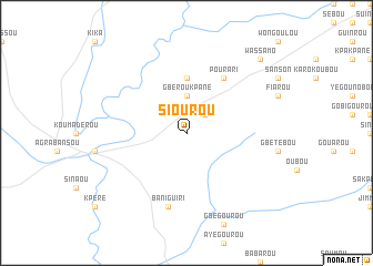 map of Siourou