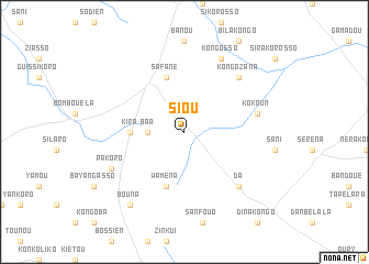 map of Siou