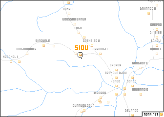 map of Siou